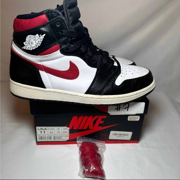 Size 11 - Nike Air Jordan 1 Retro High OG Gym Red Men's Shoes Ships Now - Picture 1 of 10